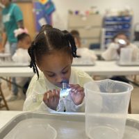 Girl w Microscope